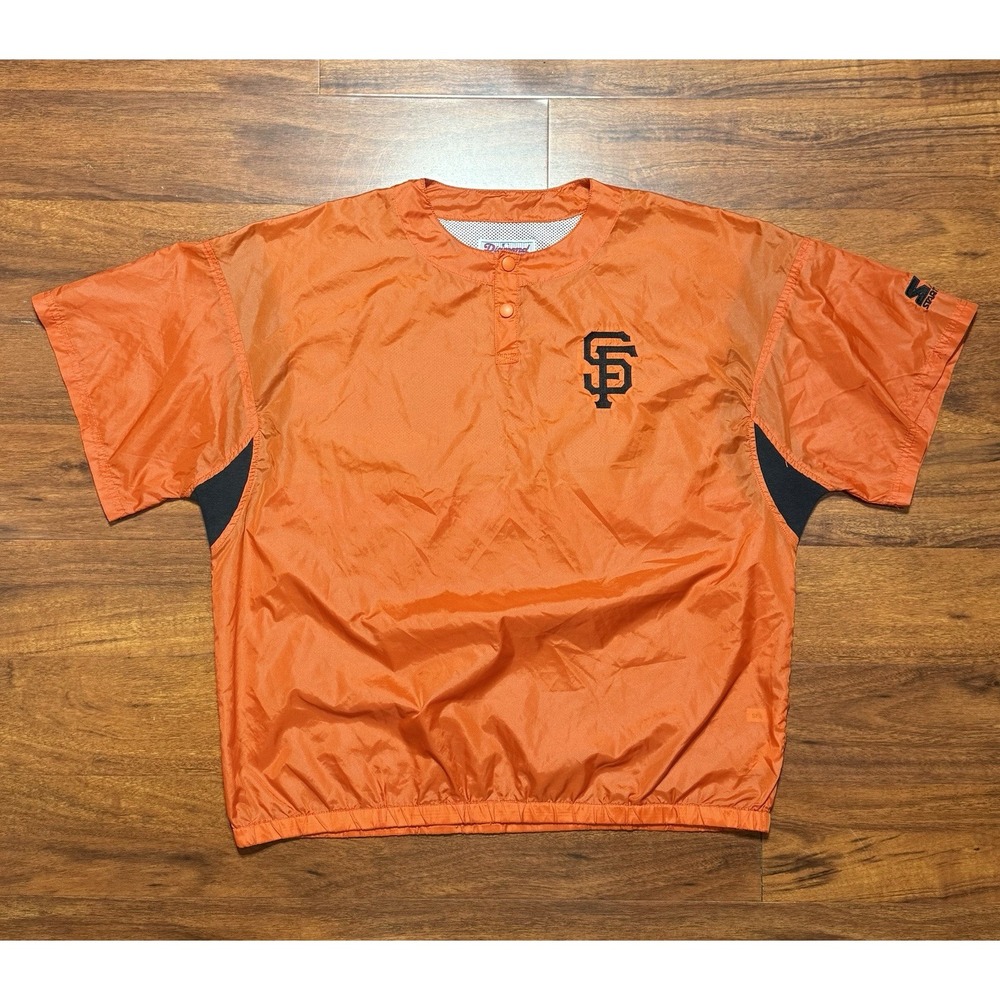 San Francisco Giants Starter Diamond Collection Warm Up Shirt Windbreaker Size M